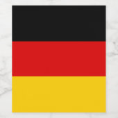 ドイツ国旗 ワインラベル (シングルラベル)