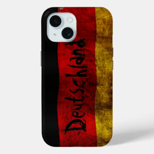 ドイツ国旗 – ヴィンテージ iPhone 15ケース
