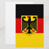 ドイツ国旗 便箋 (正面/裏面)