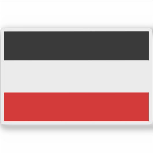 ドイツ国旗（1867年～1918年） シール (正面)