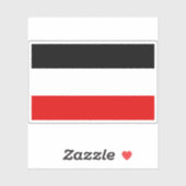 ドイツ国旗（1867年～1918年） シール (シート)