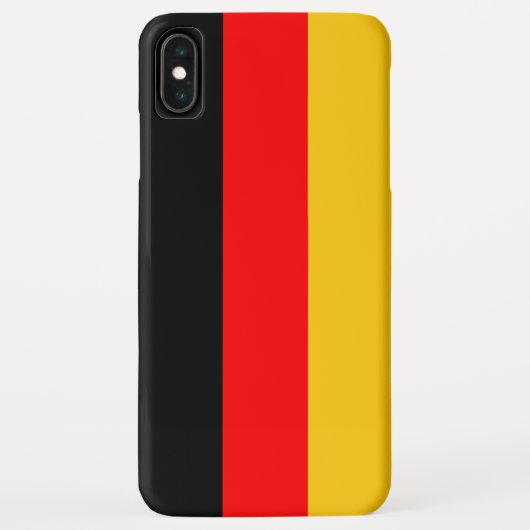 ドイツ国旗 Case-Mate iPhoneケース (裏面)