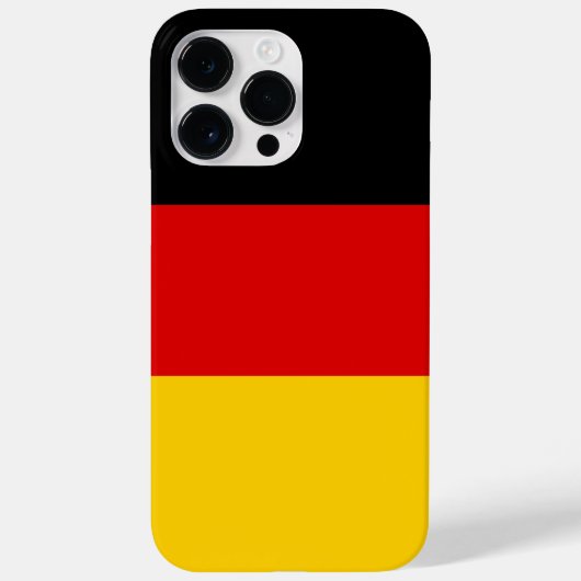 ドイツ国旗 Case-Mate iPhoneケース (裏面)