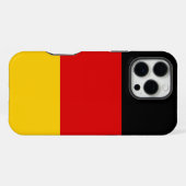 ドイツ国旗 iPhone 16 Pro Max カバー (裏面横)