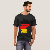 ドイツ国旗 Tシャツ (正面フル)