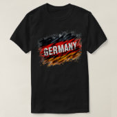 ドイツ国旗 Tシャツ (デザイン正面)