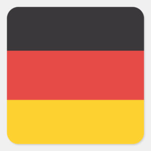 ドイツ国旗 x20 ステッカー ドイツ 四角旗