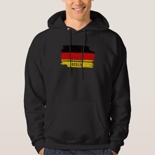 ドイツ国旗Deutschland Fl パーカ (正面)