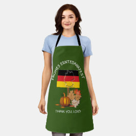 ドイツ国旗Erntedankfest Thanksgiving エプロン