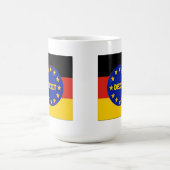 ドイツ国旗EU Dexit コーヒーマグカップ (中央)