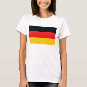 ドイツ国旗x地図Tシャツ Tシャツ