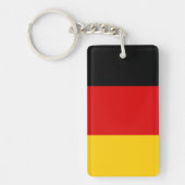 ドイツ国民の世界の旗 キーホルダー (正面)
