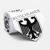 ドイツ国章 黒と白 ネクタイ (ロール)