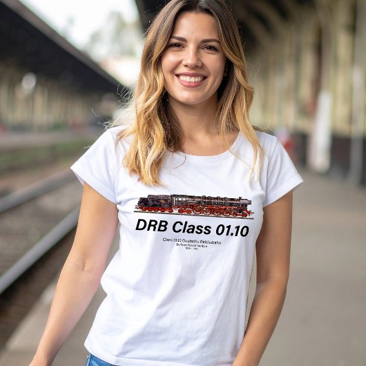 ドイツ国鉄01.10形蒸気機関車 Tシャツ