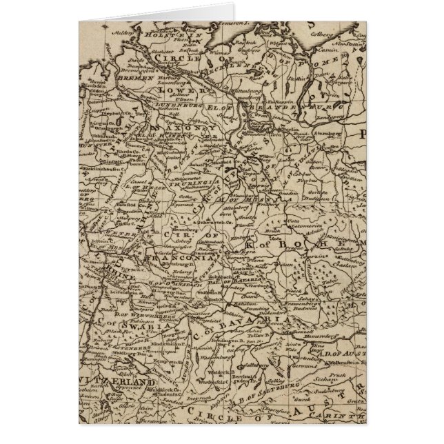 ドイツ地図 (正面)