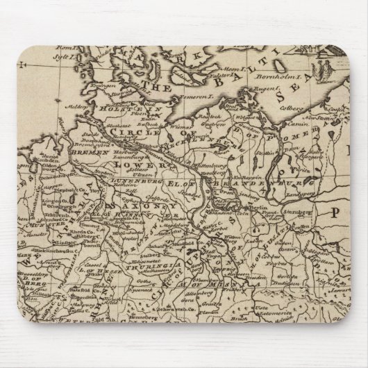 ドイツ地図 マウスパッド (正面)