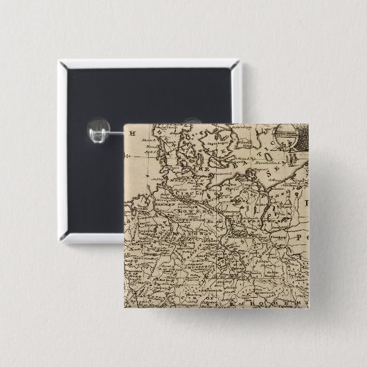 ドイツ地図 缶バッジ (正面&裏面)