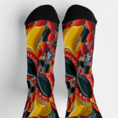 ドイツ地球に優しカラー付きメンズソックス ソックス (上部)