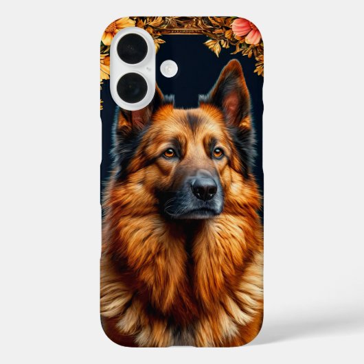 ドイツ威厳のあるの羊飼い犬 Case-Mate iPhoneケース (裏面)