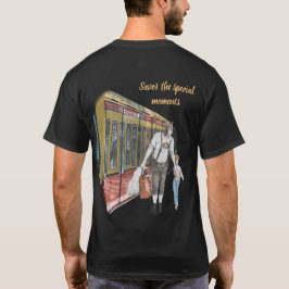 ドイツ小妖精や小人ベルリントレインファンタジーアートシャツ Tシャツ
