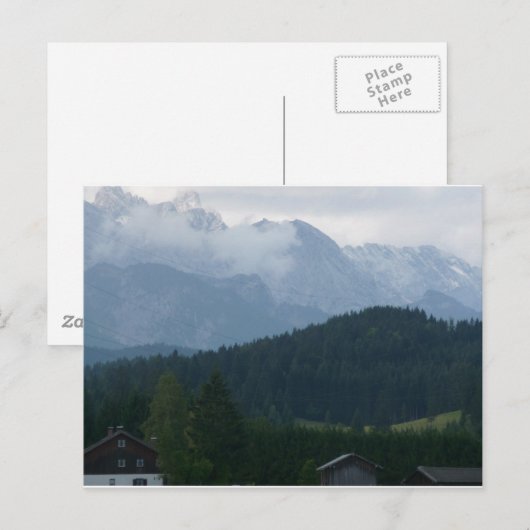ドイツ山脈 ポストカード (正面/裏面)