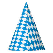 ドイツ州のバイエルフラッグカラーパターン パーティーハット (裏面)