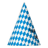 ドイツ州のバイエルフラッグカラーパターン パーティーハット (左)