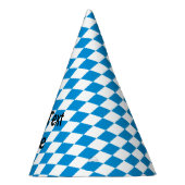 ドイツ州のバイエルフラッグカラーパターン パーティーハット (右)