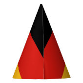 ドイツ州のバイエルン国旗の色 パーティーハット (裏面)