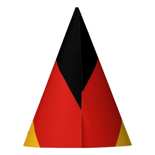 ドイツ州のバイエルン国旗の色 パーティーハット (裏面)