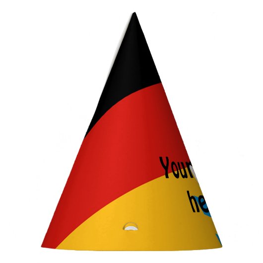 ドイツ州のバイエルン国旗の色 パーティーハット (左)