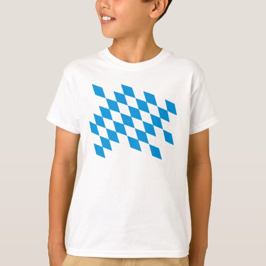 ドイツ州のバイエルン国旗の色 Tシャツ (正面)