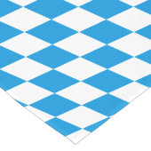 ドイツ州のババリア旗色パターン ロングテーブルランナー (コーナー)