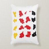 ドイツ州国旗 アクセントクッション (正面(垂直))