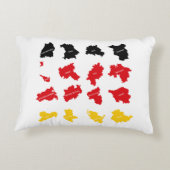 ドイツ州国旗 アクセントクッション (裏面)