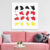 ドイツ州国旗 キャンバスプリント (インサイチュ (リビング))