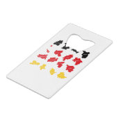 ドイツ州国旗 クレジットカード栓抜き (裏面アングル)