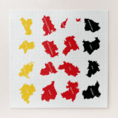 ドイツ州国旗 ジグソーパズル (横)