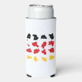 ドイツ州国旗 スリム缶クーラー (Seltzer裏面)