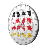 ドイツ州国旗 ダーツボード (正面右)