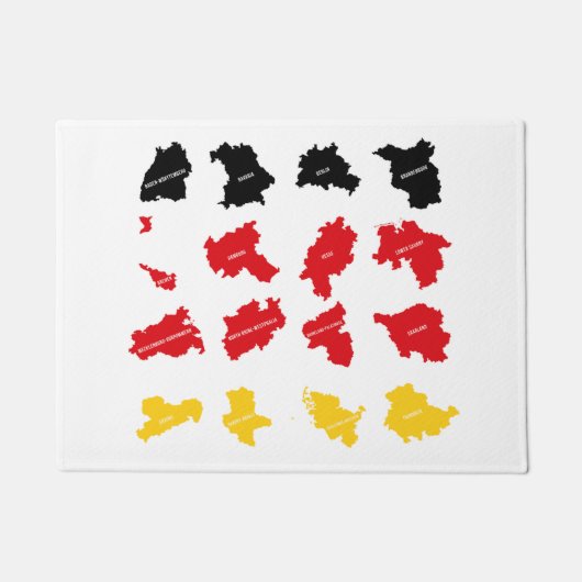 ドイツ州国旗 ドアマット (正面)