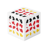 ドイツ州国旗 フォトキューブ (裏面アングル)