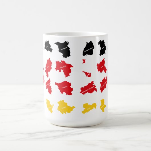 ドイツ州国旗 モーフィングマグカップ (中央)