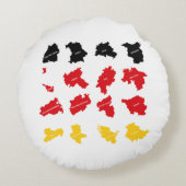 ドイツ州国旗 ラウンドクッション (裏面)