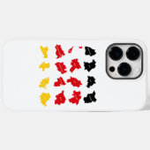 ドイツ州国旗 Case-Mate iPhoneケース (裏面 (横))