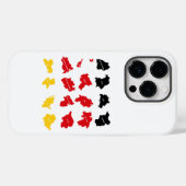 ドイツ州国旗 Case-Mate iPhoneケース (裏面 (横))