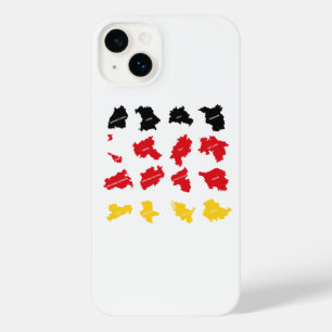 ドイツ州国旗 iPhone 14 PLUSケース