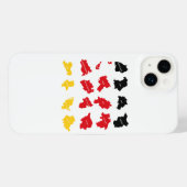 ドイツ州国旗 iPhoneケース (裏面横)