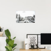 ドイツ市場町， 1704 ポスター (ホームオフィス)