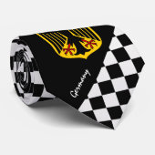 ドイツ市松模様にタイ、ドイツ国旗のファッション ネクタイ (ロール)